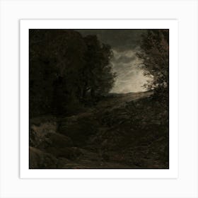 Dark Moody H 9 Art Print