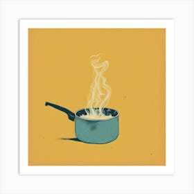 Pot Of Soup Art Print