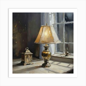 Lamp & Oil Art Print