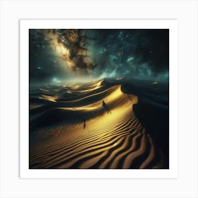 Desert Landscape - Desert Stock Videos & Royalty-Free Footage Art Print