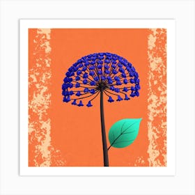 Blue Flower 16 Art Print