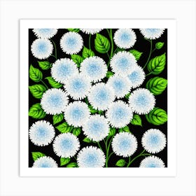 Chrysanthemums 18 Art Print