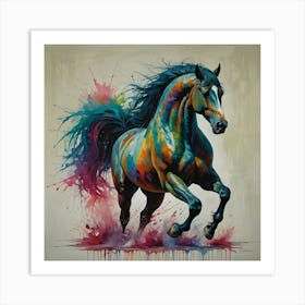 Horse Running 1 Art Print