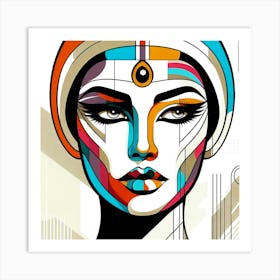 Cleopatra Portrait Artwork 99 Art Print