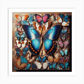 Real Butterfly Art Art Print