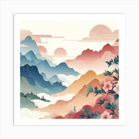 Asian Landscape 23 Art Print