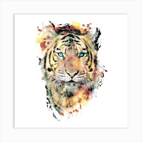 Tiger 2 Square Art Print