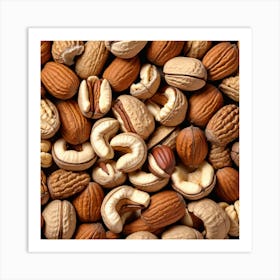 Nuts And Seeds 5 Art Print