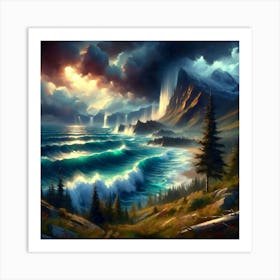 Tempestuous Beauty 28 1 Art Print