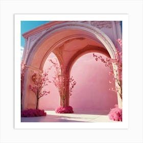 Pink Archway 8 Art Print