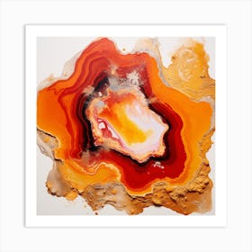 Geode 6 Art Print