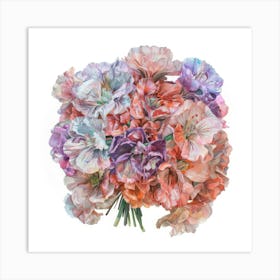 Bouquet Of Flowers 3 Art Print