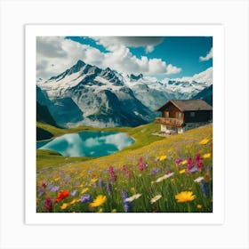 Swiss Alps 1 Art Print