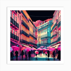 Lisbon Street Art Art Print