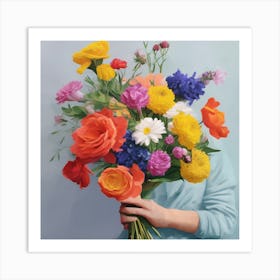 Bouquet Of Flowers Art Print