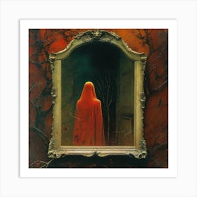 Ghoul In The Mirror Art Print