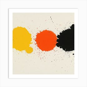 Splatters Art Print