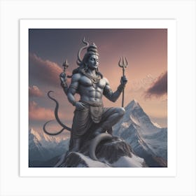 Lord Shiva Art Print