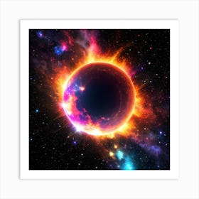 Fire Ring Art Print