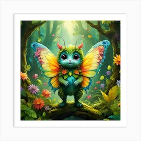 Aetherwing Butterfly #8 Art Print