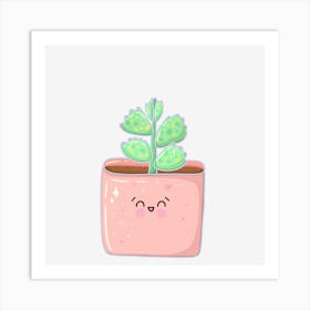 Cute Succulent Art Print