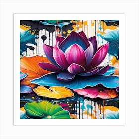 Lotus 8 Art Print