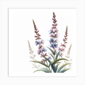 Flower of Willow herb 1 Art Print