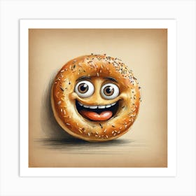 Bagel 2 Art Print