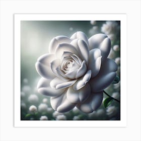 White Rose 1 Art Print