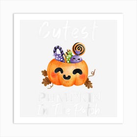 I Teach The Cutest Pumpkins In The Funny Halloween Costume Art Print