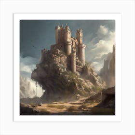 Fantasy Castle 101 Art Print
