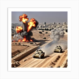 Syria War 2 Art Print