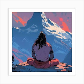 Lord Shiva 1 Art Print