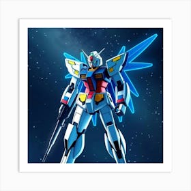 Gundam 01 Art Print