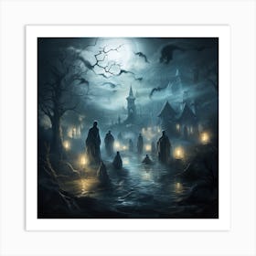 Haunted House 2 Art Print