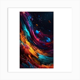 Abstract Painting 42 Art Print