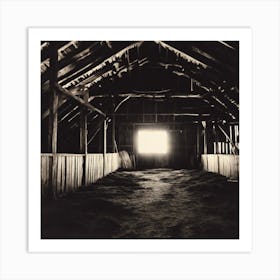 Barn Light Art Print