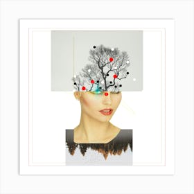 Baum Frau 23 Art Print