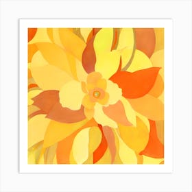 Daffodil Impressions Art Print
