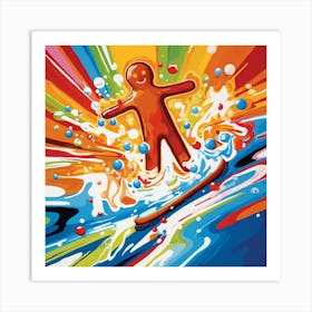 Gingerbread Man 1 Art Print