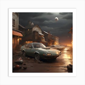 City At Night Art Print