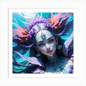 Mermaid 4 Art Print