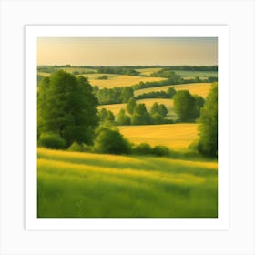 Landscape Painting Art Print