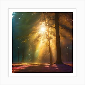 Fairy Forest 1 Art Print