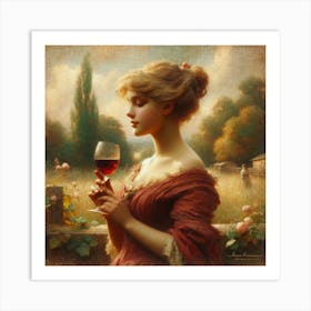 Glass Of Wine Art Print