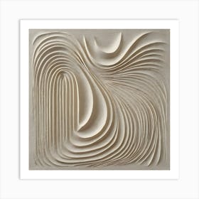 Abstract Sculpture 2 Art Print