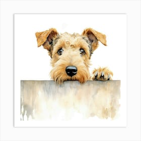 Airedale Terrier 3 Art Print