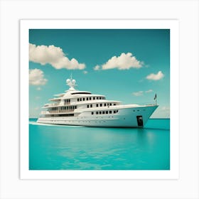 Yacht Stock Videos & Royalty-Free Footage Art Print