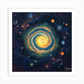 Spiral Galaxy Poster