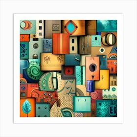 Abstract Painting 29 Art Print